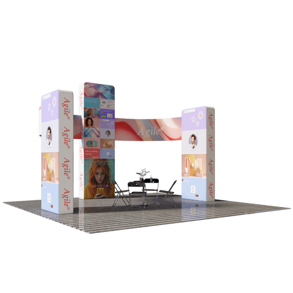 Modular Booth Kits 20ft x 20ft - Model 15