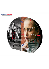 3D Moon-Shaped Tension Fabric Display