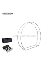 3D Moon-Shaped Tension Fabric Display