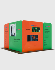 Magnetic Fabric Booth Display - Model 2 (10 x 10ft)