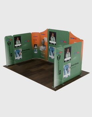 Magnetic Fabric Booth Display - Model 2 (16.4 x 10ft)