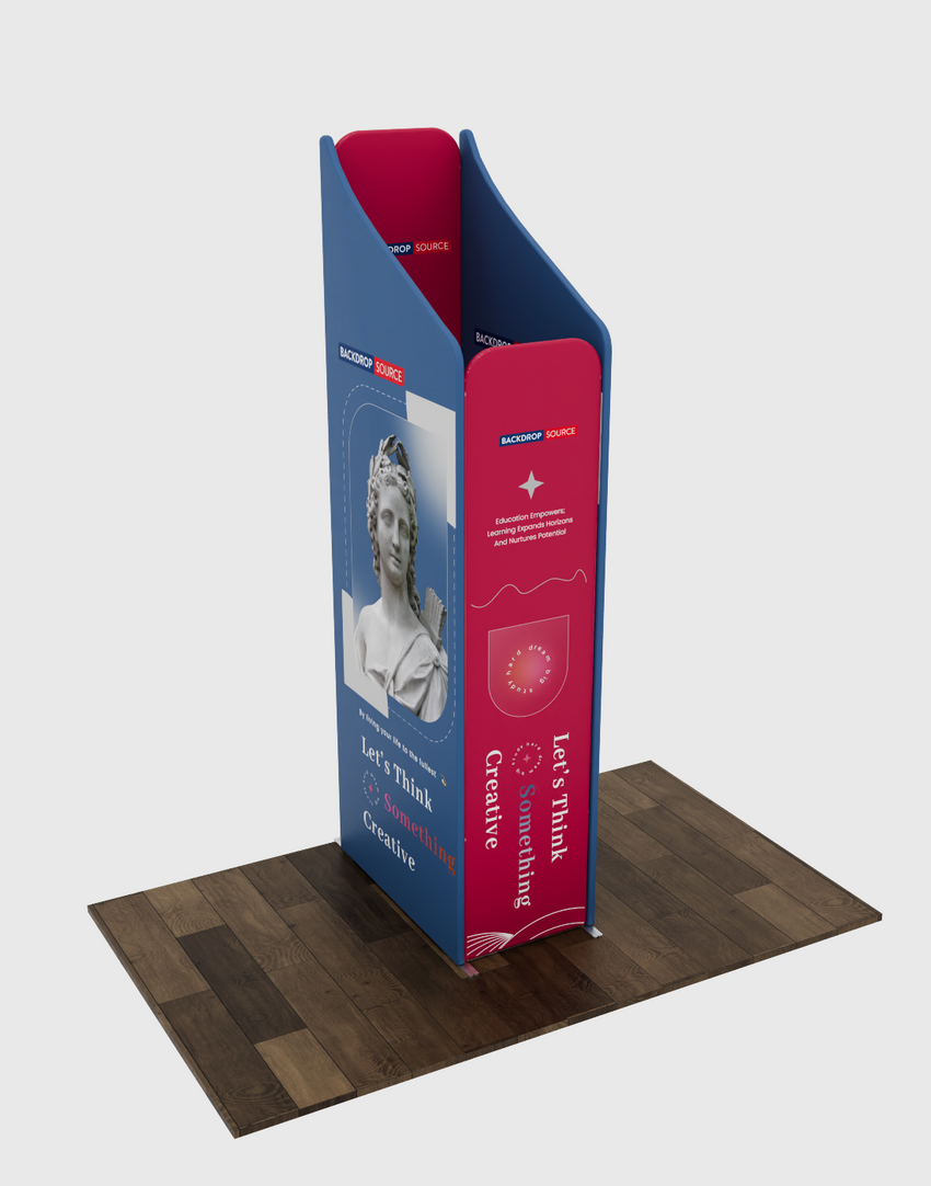 Magnetic Fabric Booth Display - Model 4 (6.5 x 6.5ft)