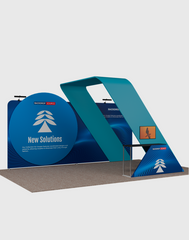 Portable Exhibit Display 20ft x 10ft - Model 18