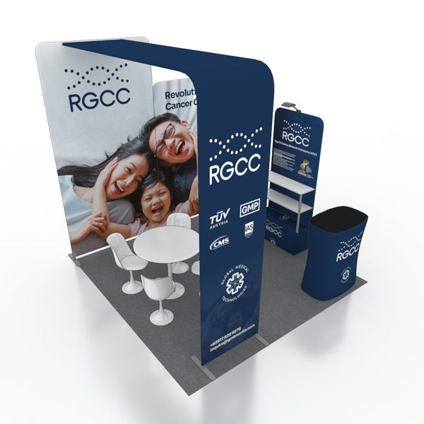 Portable Exhibit Display 10ft x 10ft - Model 15