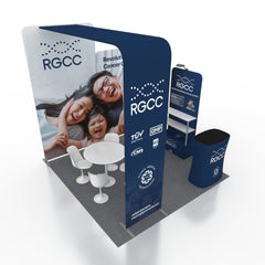 Portable Exhibit Display 10ft x 10ft - Model 15