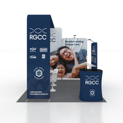 Portable Exhibit Display 10ft x 10ft - Model 15