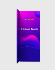 L Shaped Banner