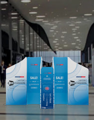 Magnetic Fabric Booth Display - Model 4 (13 x 13ft)