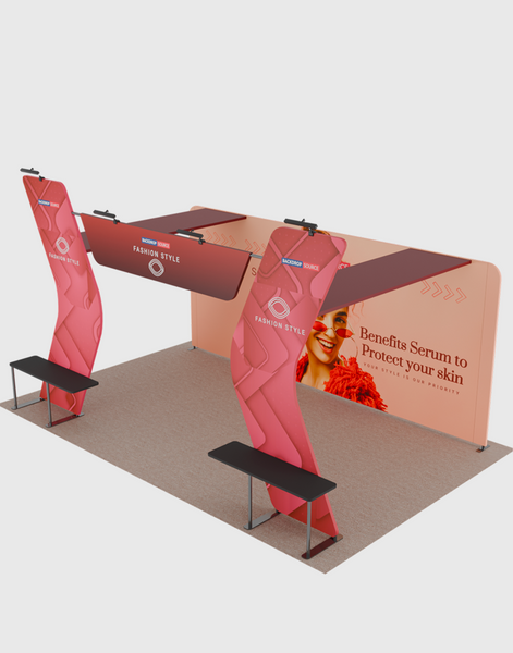 Portable Exhibit Display 20ft x 10ft - Model 17
