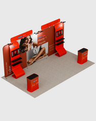 Portable Exhibit Display 10ft x 20ft - Model 12