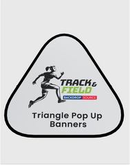 Triangle Pop Up Banners ( Double Side Printed)
