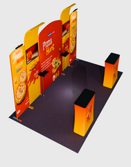 Portable Exhibit Display 10ft x 20ft - Model 10