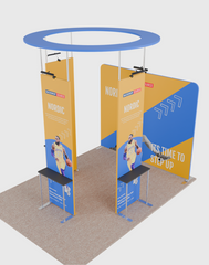 Portable Exhibit Display 10ft x 10ft - Model 40