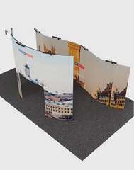 Portable Exhibit Display 20ft x 10ft - Model 21
