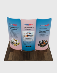 Magnetic Fabric Booth Display - Model 2 (6.5 x 6.5ft)