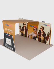 Portable Exhibit Display 20ft x 10ft - Model 14