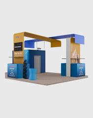 Modular Booth Kits 20ft x 20ft - Model 12