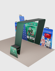 Portable Exhibit Display 20ft x 10ft - Model 16