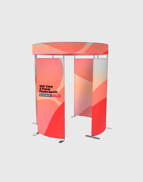 360 View 4 Panel Photo Booth Enclosure