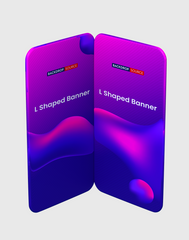 L Shaped Banner