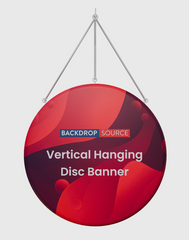 Vertical Hanging Disc Banner