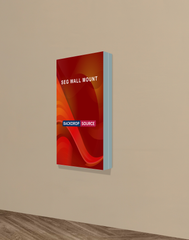 Wall-Mounted SEG Fabric display - 4" Depth