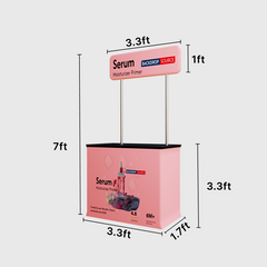 Convertible Podium Case with Header