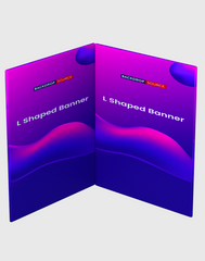 L Shaped Banner