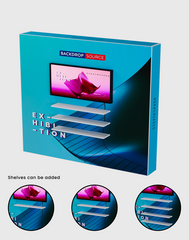 SEG Popup Display with TV Mount & External Shelves