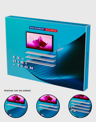 SEG Popup Display with TV Mount & External Shelves