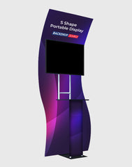 Portable Exhibit Display – S Shape