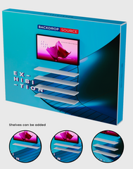 SEG Popup Display with TV Mount & External Shelves