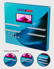 SEG Popup Display with TV Mount & External Shelves