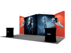 Portable Exhibit Display 20ft - Model 2 - Backdropsource