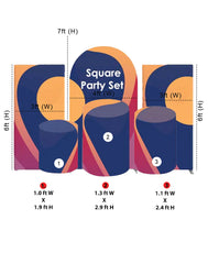 Arch Party Sets with Plinth - Model 3 - Backdropsource