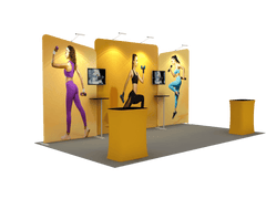 Portable Exhibit Display 20ft - Model 6 - Backdropsource