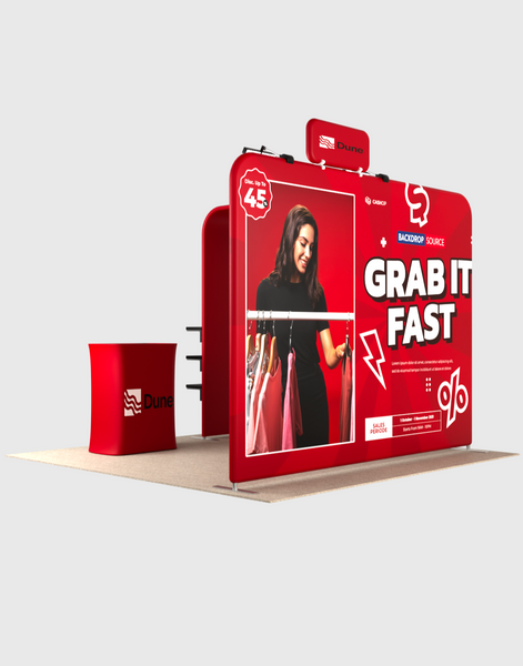 Portable Exhibit Display 10ft x 10ft - Model 17