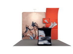 Portable Exhibit Display 10ft - Model 6 - Backdropsource