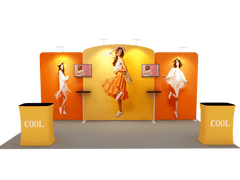 Portable Exhibit Display 20ft - Model 7 - Backdropsource