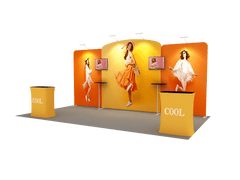 Portable Exhibit Display 20ft - Model 7 - Backdropsource