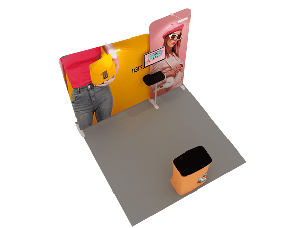 Portable Exhibit Display 10ft - Model 7 - Backdropsource