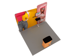 Portable Exhibit Display 10ft - Model 7 - Backdropsource