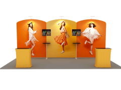 Portable Exhibit Display 20ft - Model 11 - Backdropsource