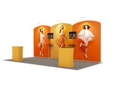 Portable Exhibit Display 20ft - Model 11 - Backdropsource