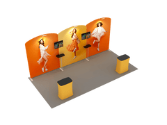 Portable Exhibit Display 20ft - Model 11 - Backdropsource
