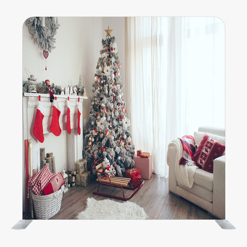 Christmas STRAIGHT TENSION FABRIC MEDIA WALL - 113 - Backdropsource