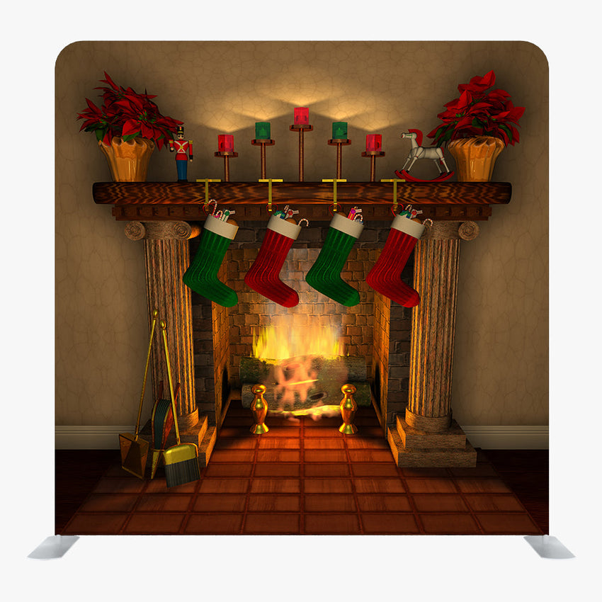 Christmas STRAIGHT TENSION FABRIC MEDIA WALL - 29 - Backdropsource