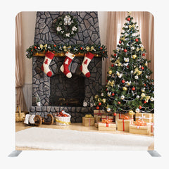 Christmas STRAIGHT TENSION FABRIC MEDIA WALL - 99 - Backdropsource