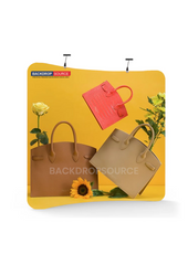 Premium Curved Backwall Kit with Clamping Lights