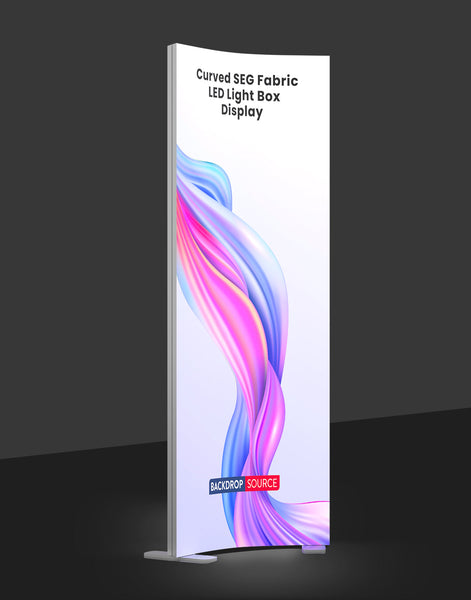 Curved SEG Fabric LED Light Box Display